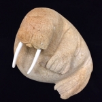 Sitting Walrus with Raised Flipper
